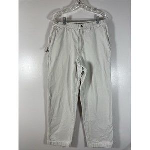 Columbia Pants Men's Size 33 x 30 Beige Tan Zip Pockets Outdoors Hiking Chore